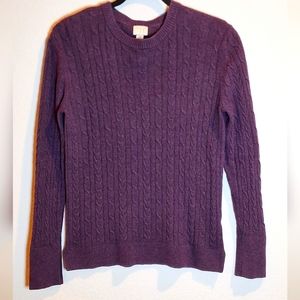 a• new• day  Crochet Women's Sweater, Size M, purple color